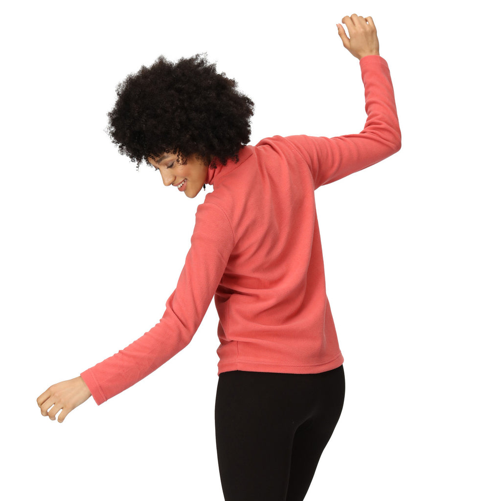 Regatta Women's Sweetheart Lightweight Half Zip Fleece Mineral Red