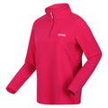 Regatta Women's Sweetheart Lightweight Half Zip Fleece Pink Potion