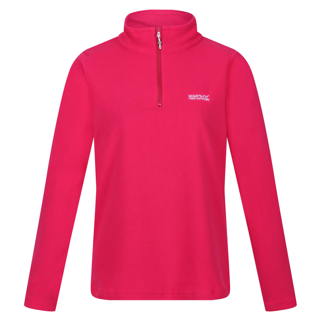 Regatta Women's Sweetheart Lightweight Half Zip Fleece Pink Potion
