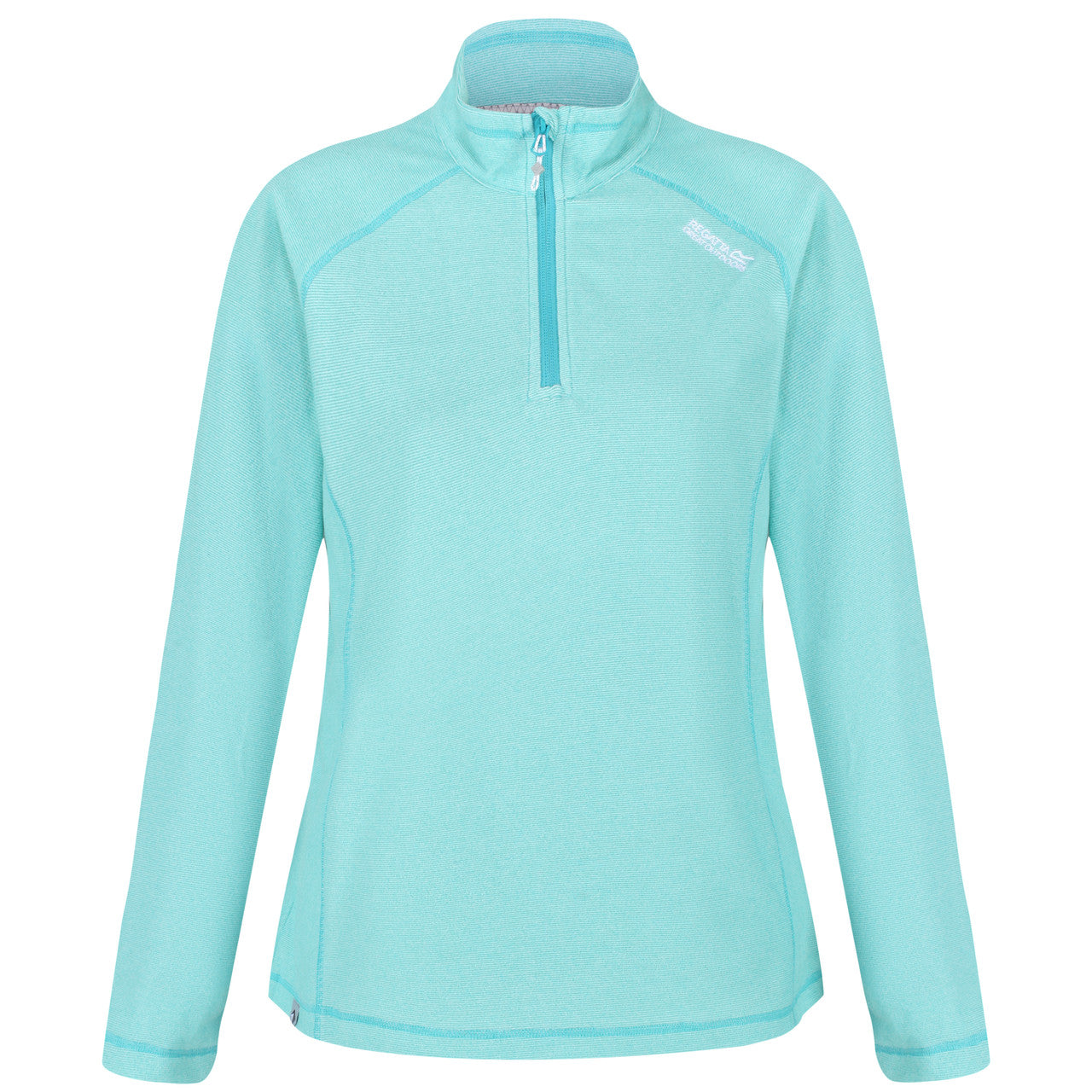 Regatta Womens Montes Half Zip Lightweight Fleece Turquoise