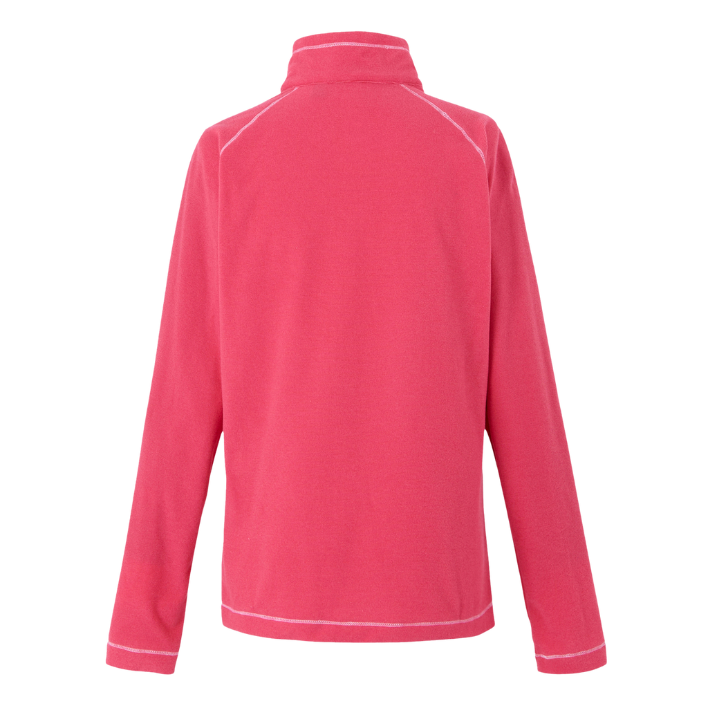 Womens Regatta Montes Light Weight Micro Fleece Half Zip Quick Dry Top Pop Raspberry