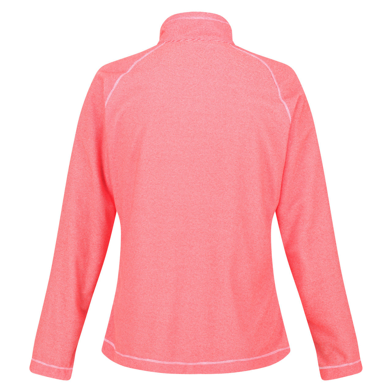 Regatta Womens Montes Half Zip Lightweight Fleece Neon Peach/White