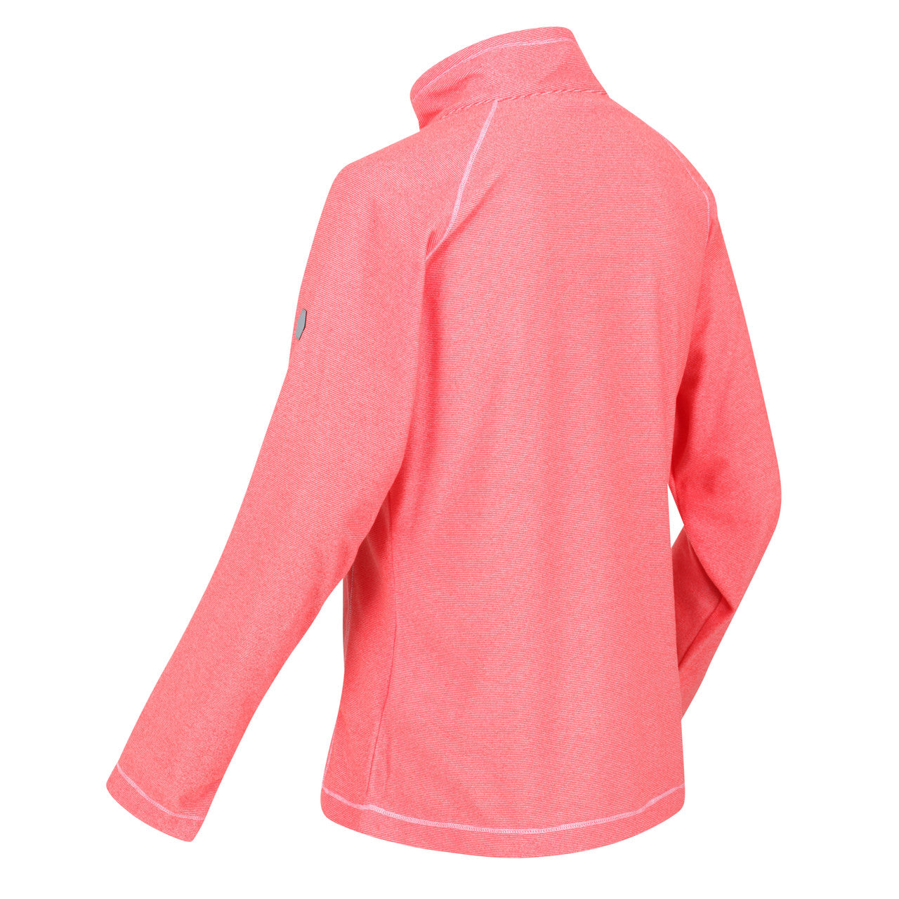 Regatta Womens Montes Half Zip Lightweight Fleece Neon Peach/White
