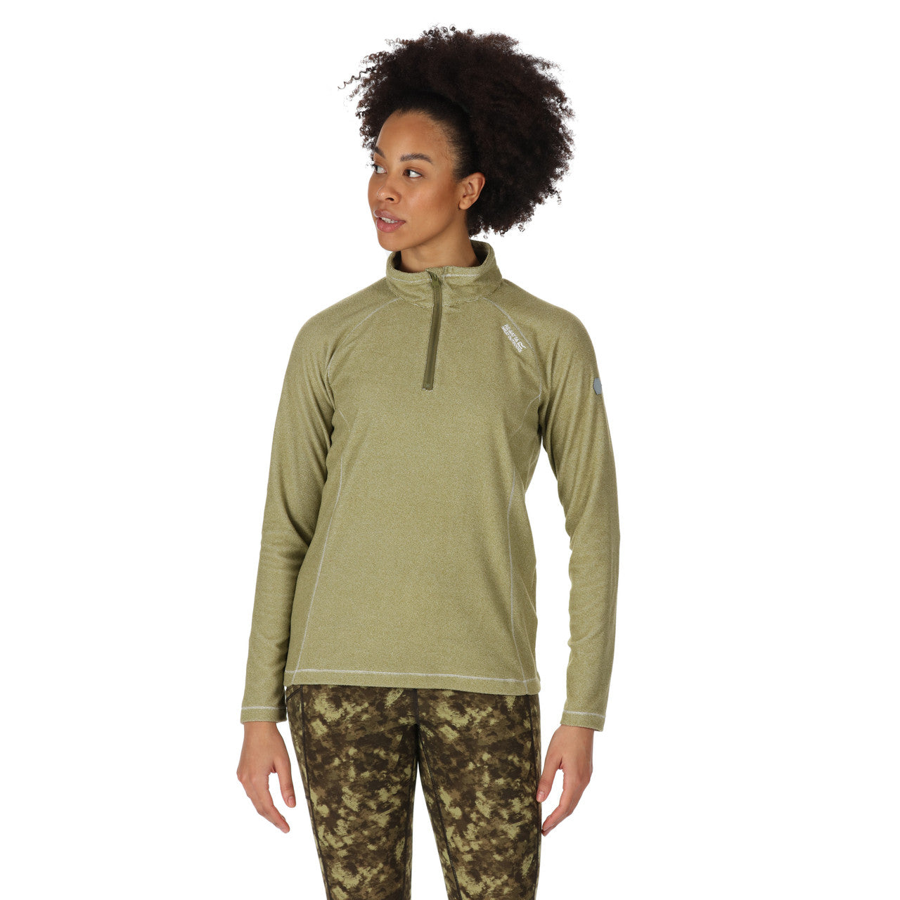 Regatta Womens Montes Half Zip Lightweight Fleece Capulet