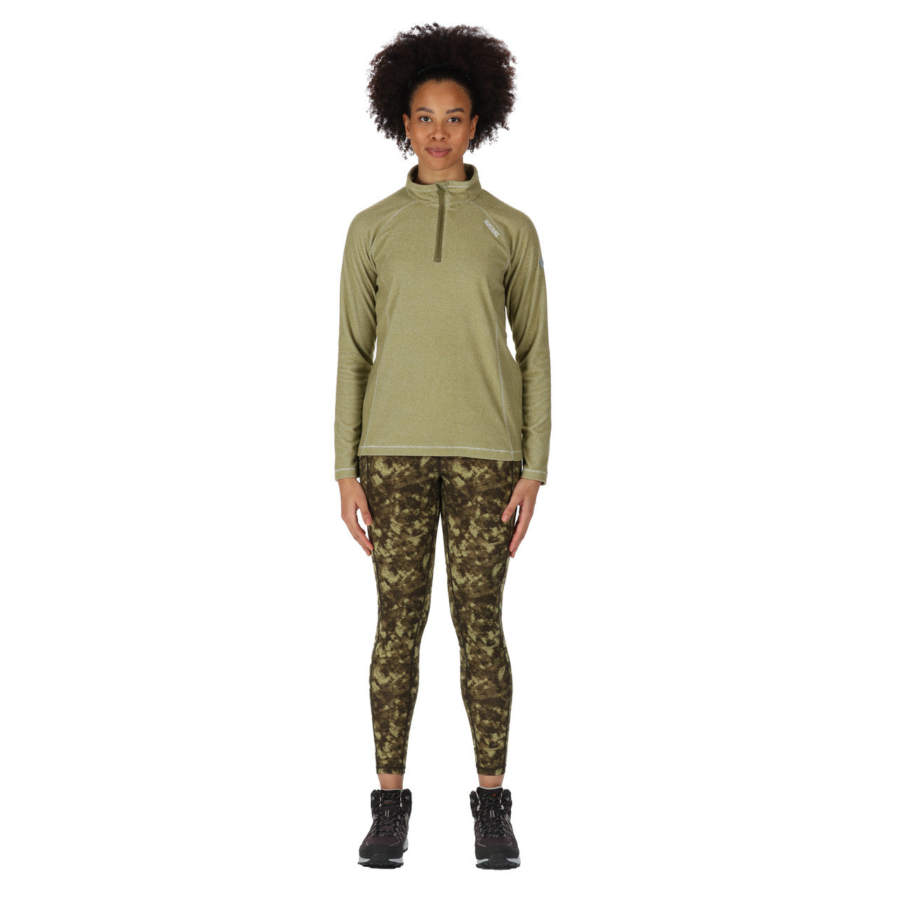 Regatta Womens Montes Half Zip Lightweight Fleece Capulet