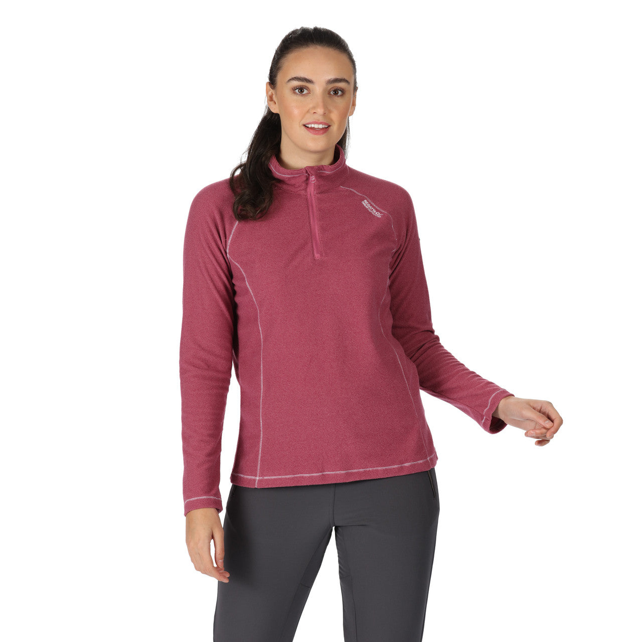 Regatta Womens Montes Half Zip Lightweight Fleece Violet