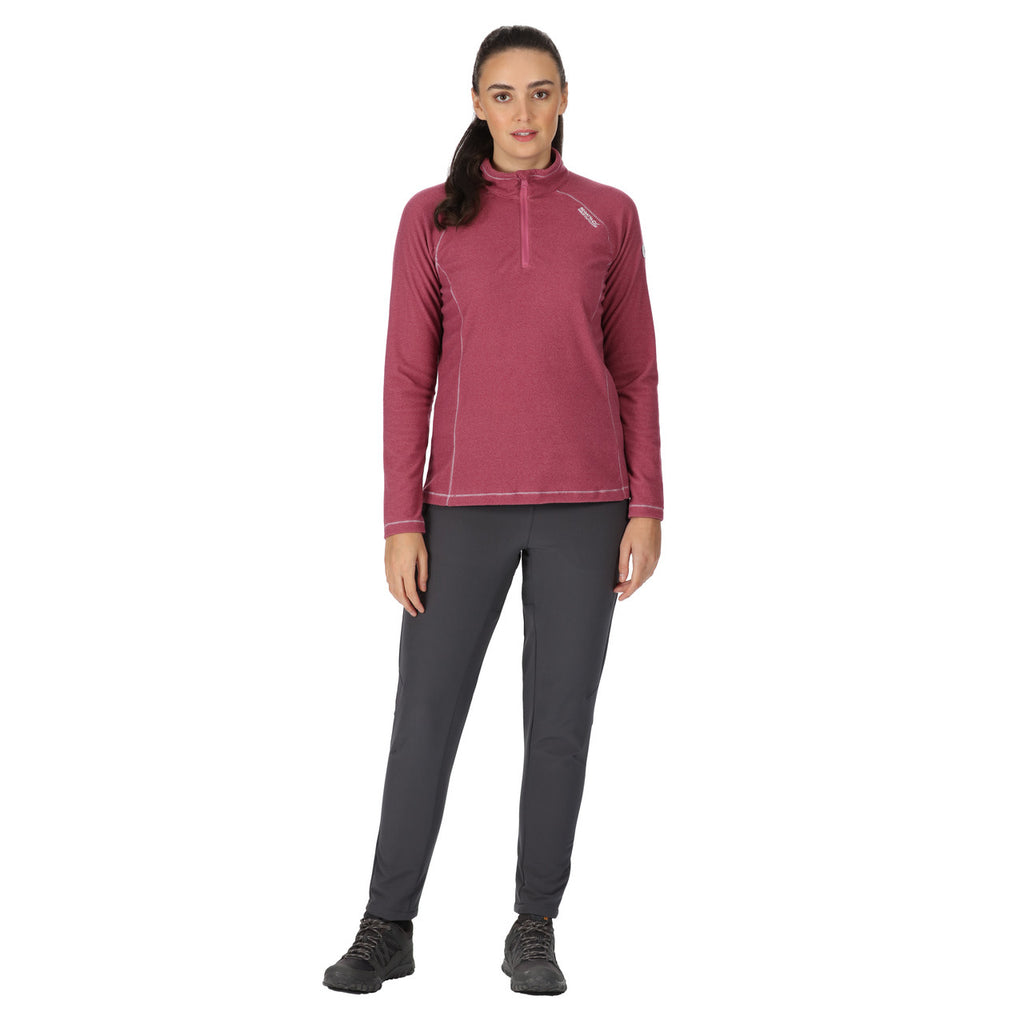 Regatta Womens Montes Half Zip Lightweight Fleece Violet
