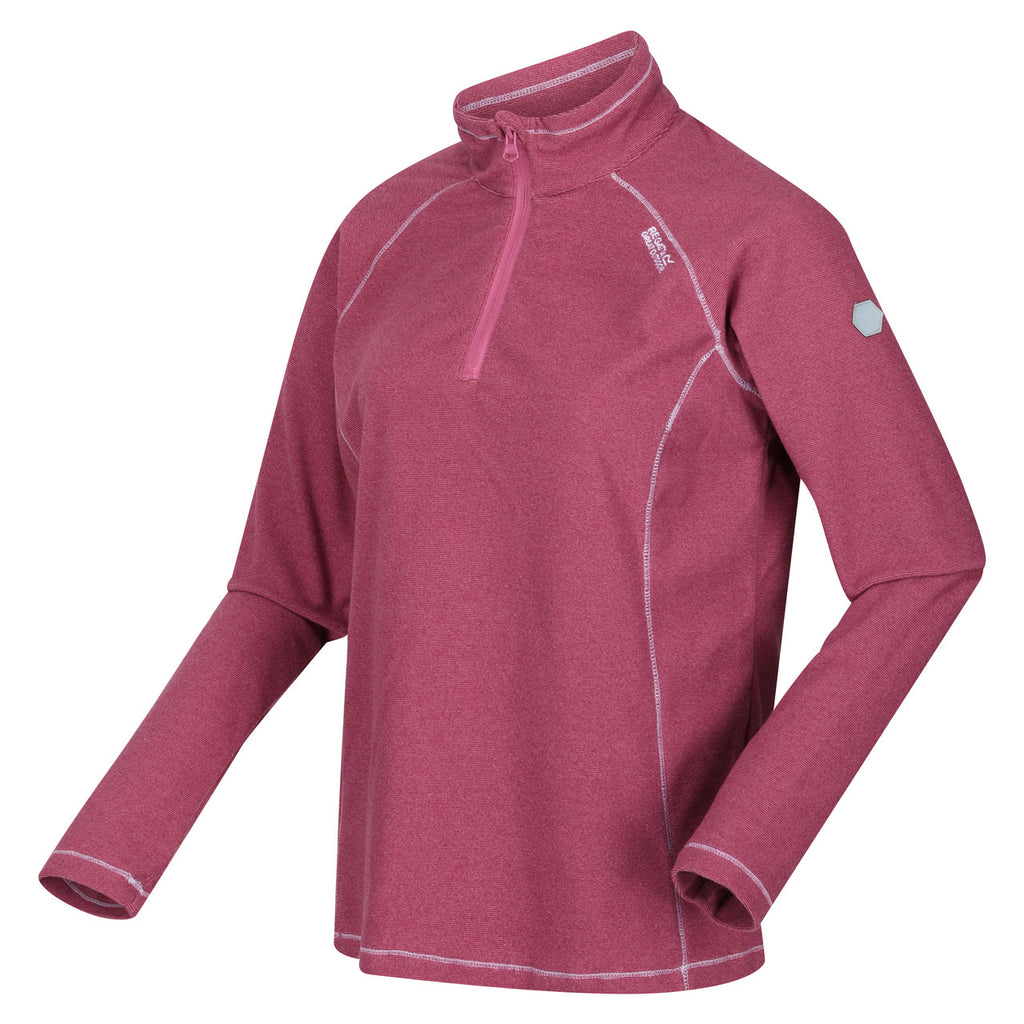 Regatta Womens Montes Half Zip Lightweight Fleece Violet