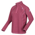 Regatta Womens Montes Half Zip Lightweight Fleece Violet