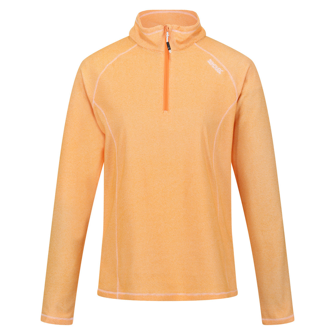 Womens Regatta Montes Light Weight Micro Fleece Half Zip Quick Dry Top Apricot Crush