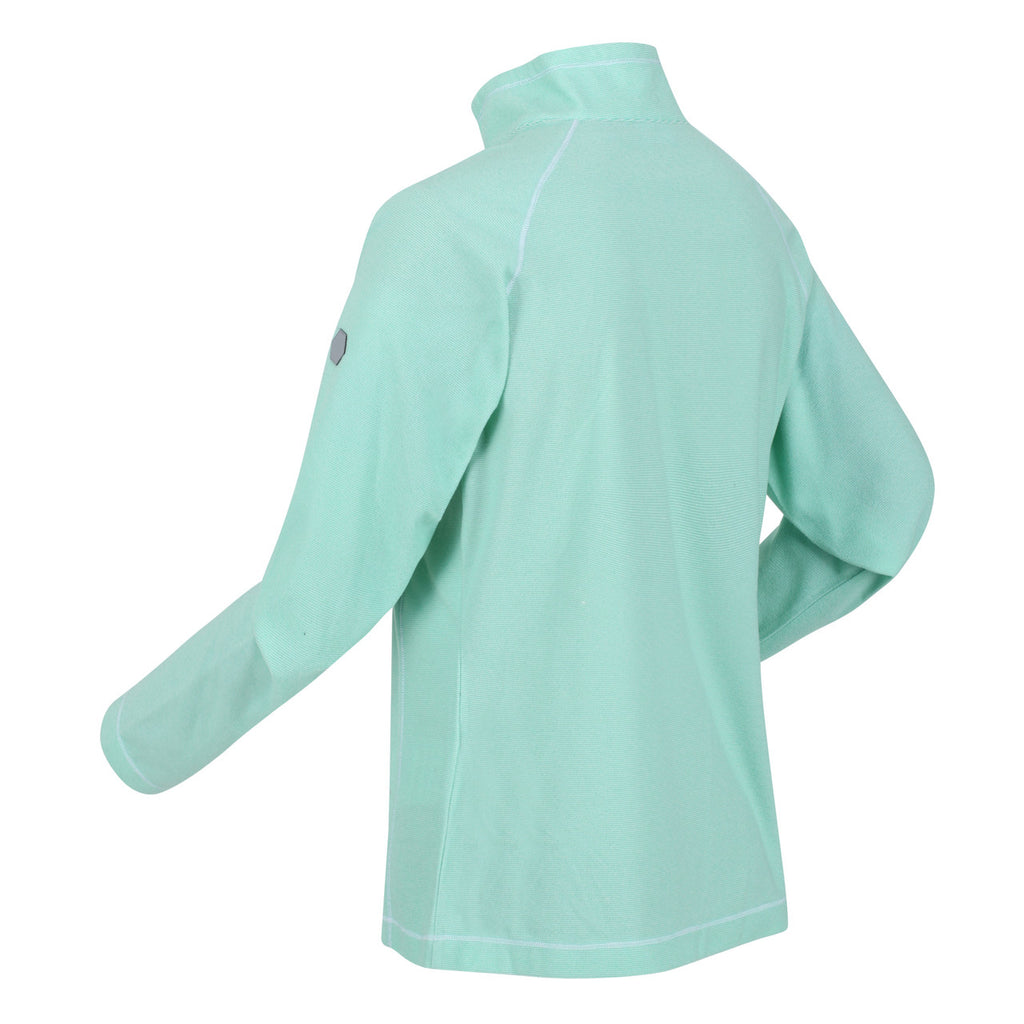 Regatta Womens Montes Half Zip Lightweight Fleece Ocean Wave/White