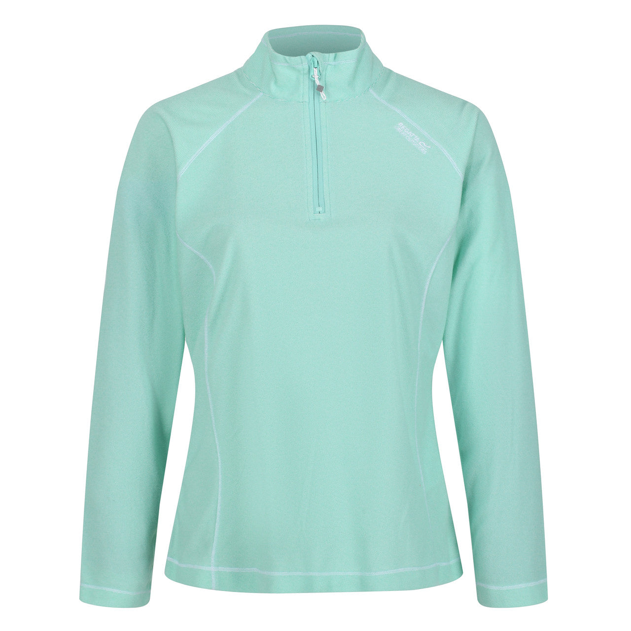 Regatta Womens Montes Half Zip Lightweight Fleece Ocean Wave/White