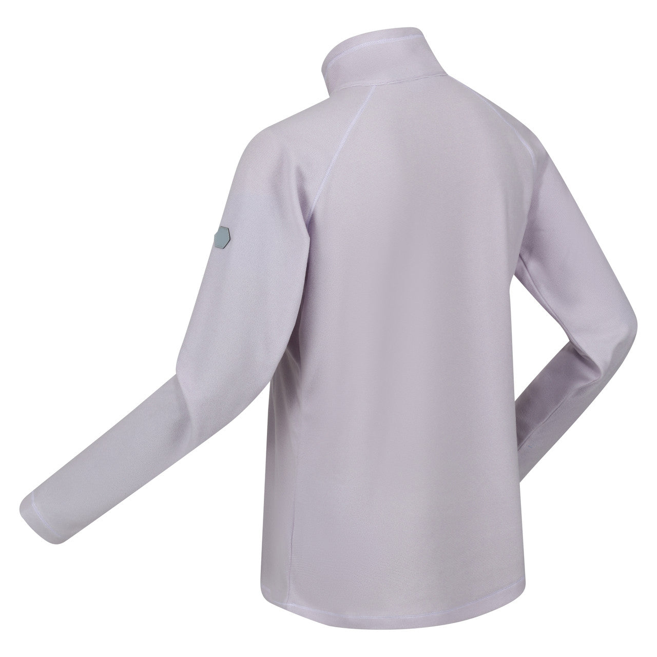 Womens Regatta Montes Light Weight Micro Fleece Half Zip Quick Dry Top Pastel Lilac White