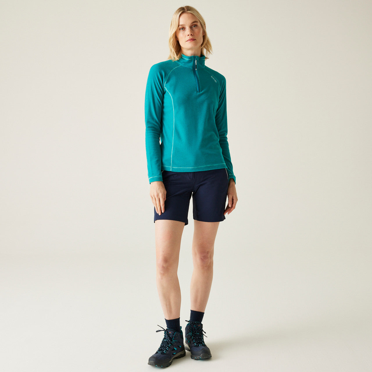 Regatta Womens Montes Half Zip Lightweight Fleece Exotic/Gulfstream