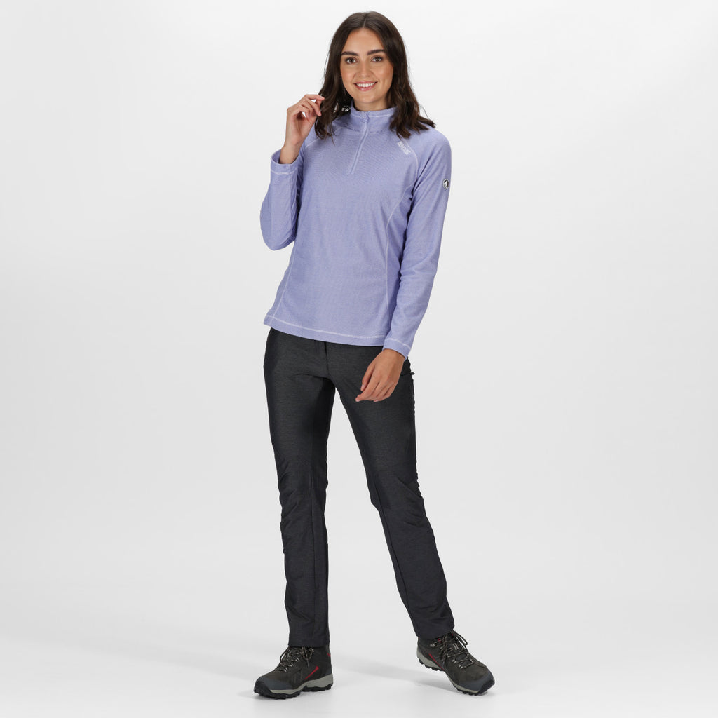 Womens Regatta Montes Light Weight Micro Fleece Half Zip Quick Dry Top 8-20