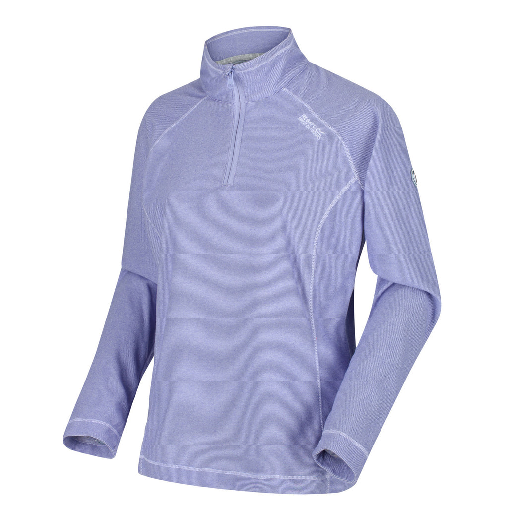 Womens Regatta Montes Light Weight Micro Fleece Half Zip Quick Dry Top 8-20