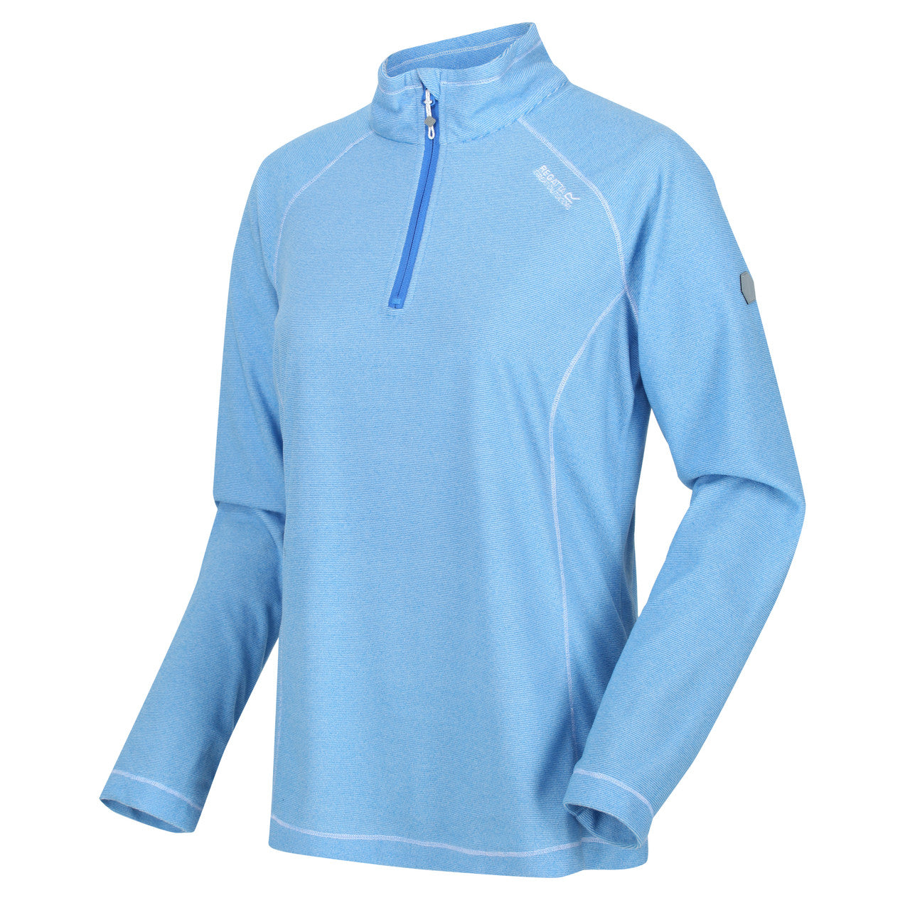 Regatta Womens Montes Half Zip Lightweight Fleece Sonic Blue/White