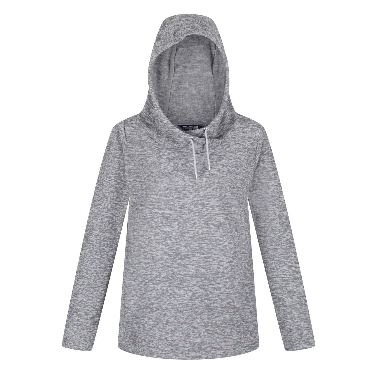 Regatta Womens Kizmit II Fleece Hooded Cowl Neck Jumper Cyberspace Marble