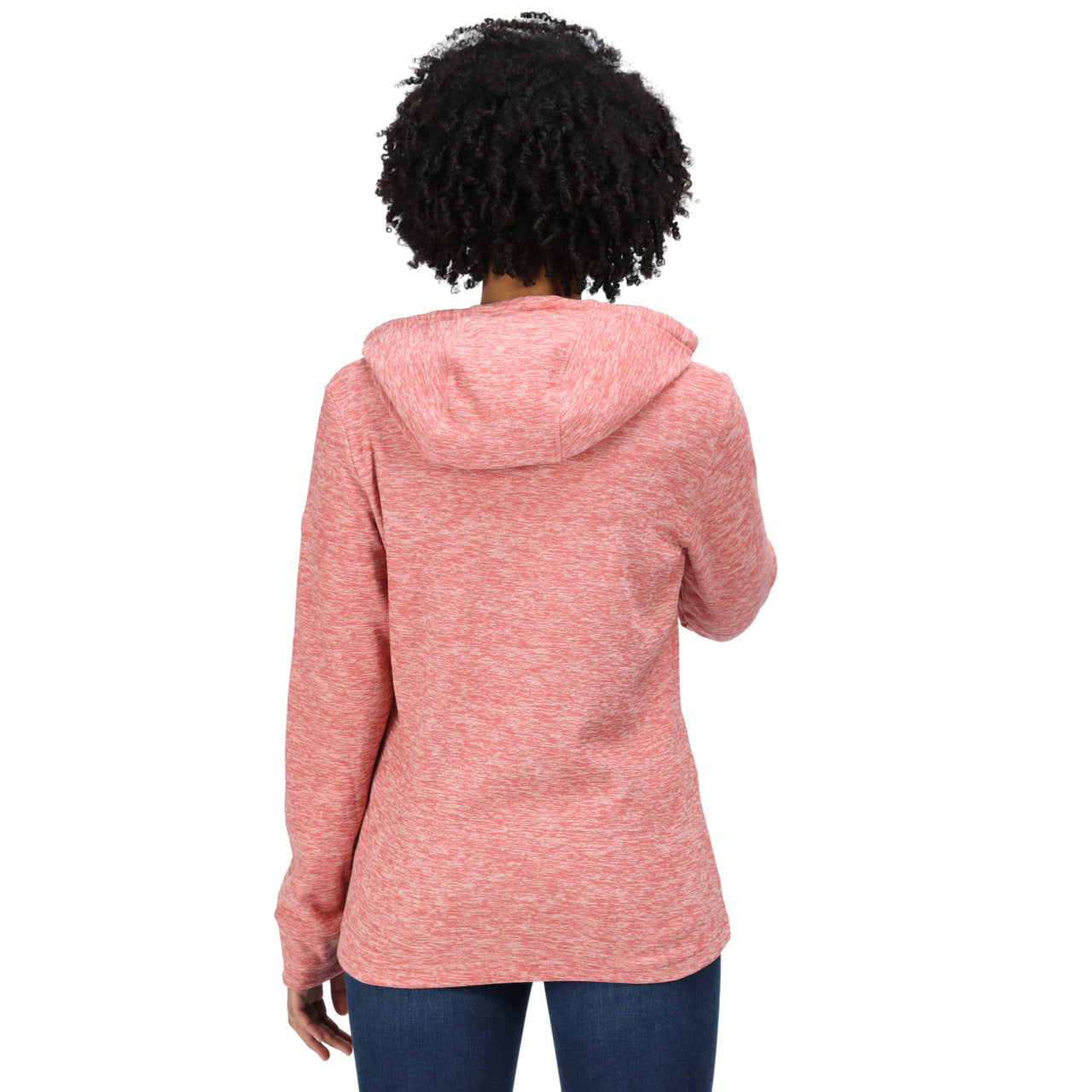 Regatta Womens Kizmit II Fleece Hooded Cowl Neck Jumper Dusty Rose