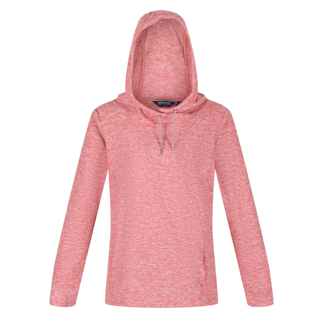 Regatta Womens Kizmit II Fleece Hooded Cowl Neck Jumper Dusty Rose