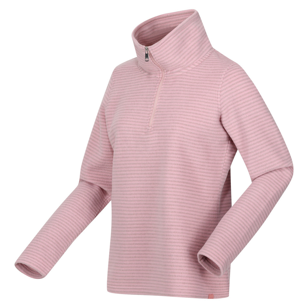 Regatta Womens Solenne Half Zip Fleece Powder Pink