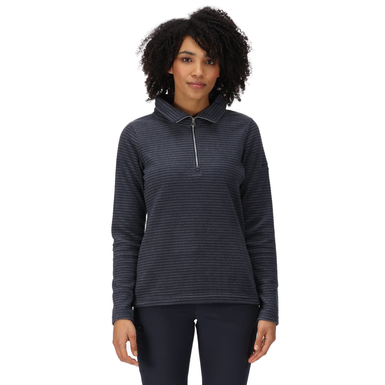Regatta Womens Solenne Half Zip Fleece Navy/Silver