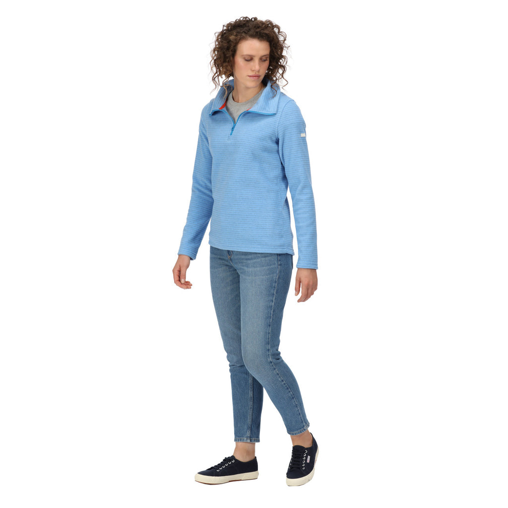Regatta Womens Solenne Half Zip Fleece Sonic Blue