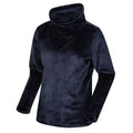 Regatta Womens Radmilla Pullover Turtle Neck Top Navy Fluffy