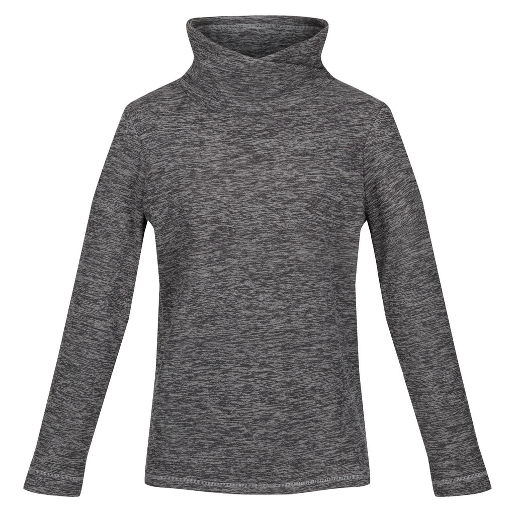 Regatta Womens Radmilla Pullover Turtle Neck Top Storm Grey Marble