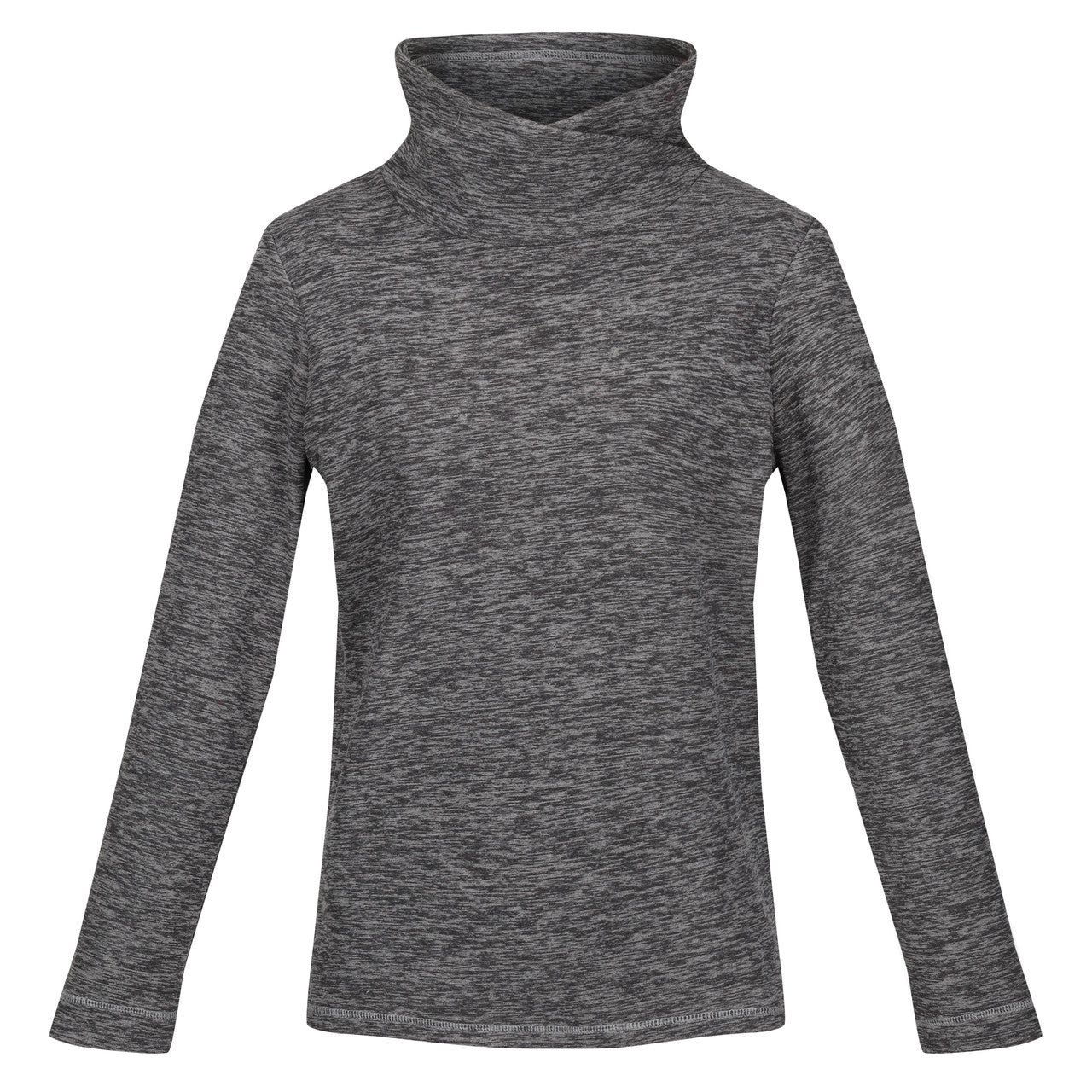Regatta Womens Radmilla Pullover Turtle Neck Top Storm Grey Marble