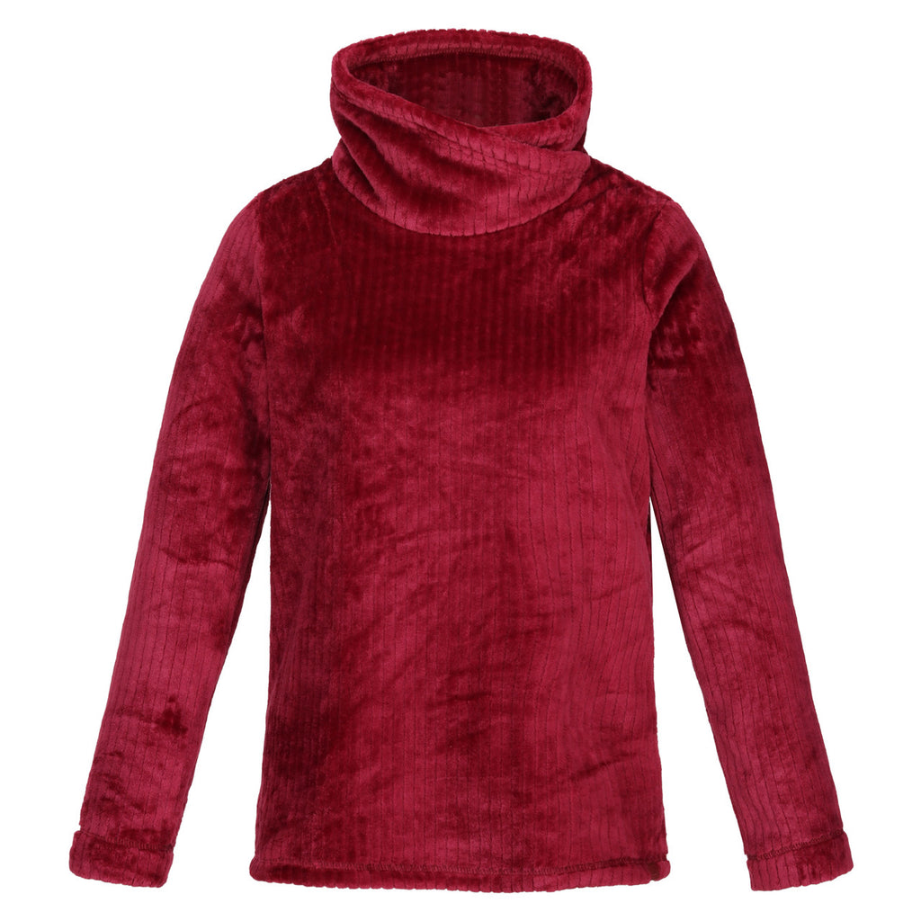 Regatta Womens Radmilla Pullover Turtle Neck Top Cabernt Liner