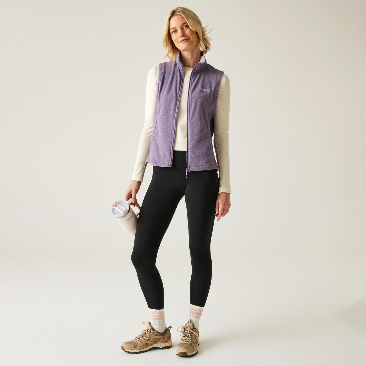 Regatta Womens Bodywarmer Fleece Vest Sweetness Lightweight Waistcoat Size 8-20 Purple Sage Wisteria