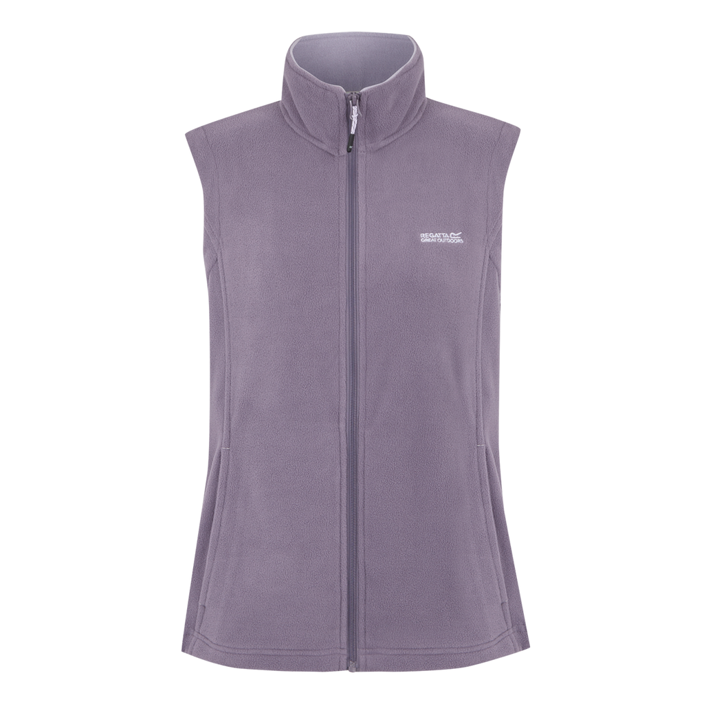 Regatta Womens Bodywarmer Fleece Vest Sweetness Lightweight Waistcoat Size 8-20 Purple Sage Wisteria
