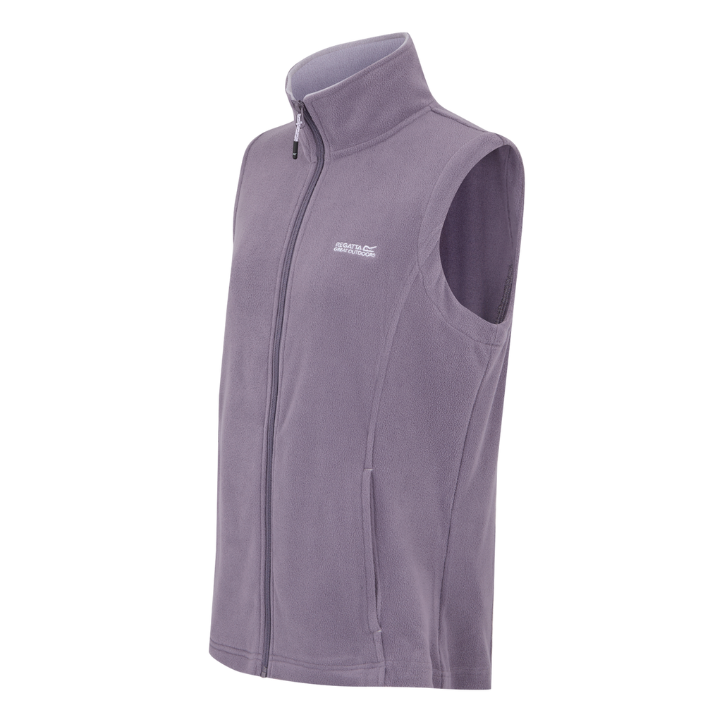Regatta Womens Bodywarmer Fleece Vest Sweetness Lightweight Waistcoat Size 8-20 Purple Sage Wisteria