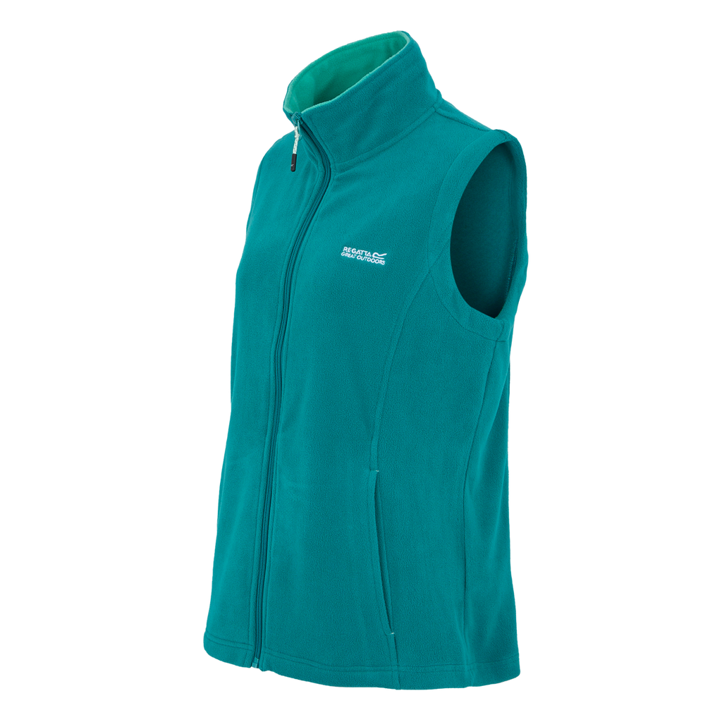 Regatta Womens Bodywarmer Fleece Vest Sweetness Lightweight Waistcoat Size 8-20 Exotic Plume Turqouise