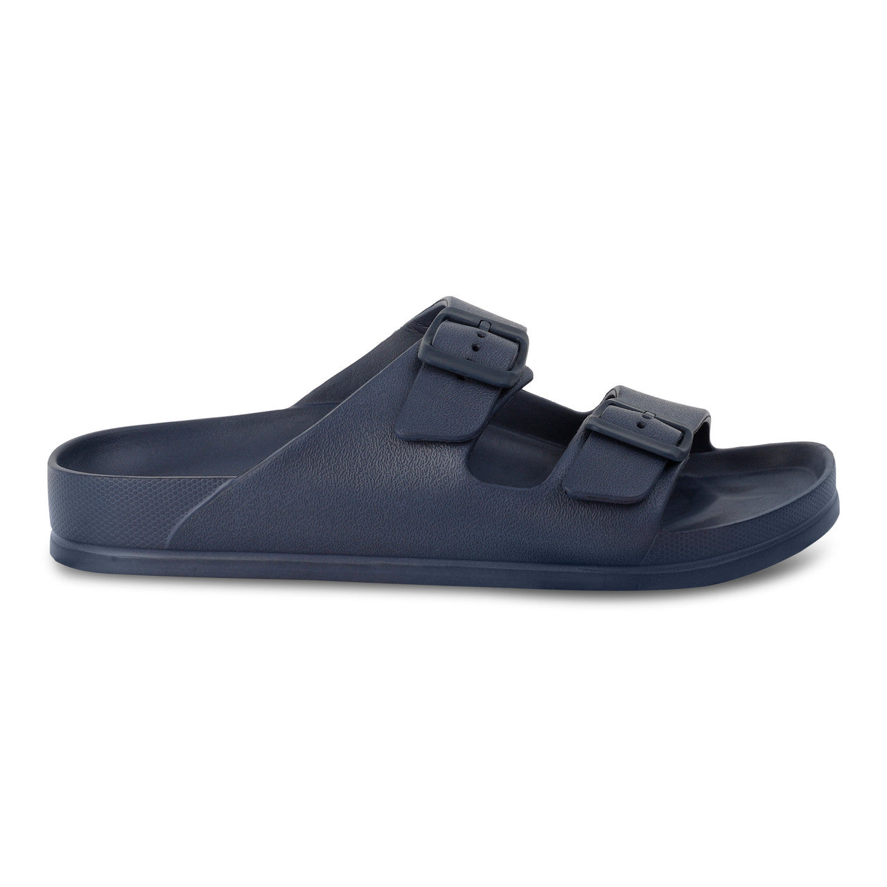 Regatta Womens Double Buckle Foot bed Flat Summer Sliders Navy