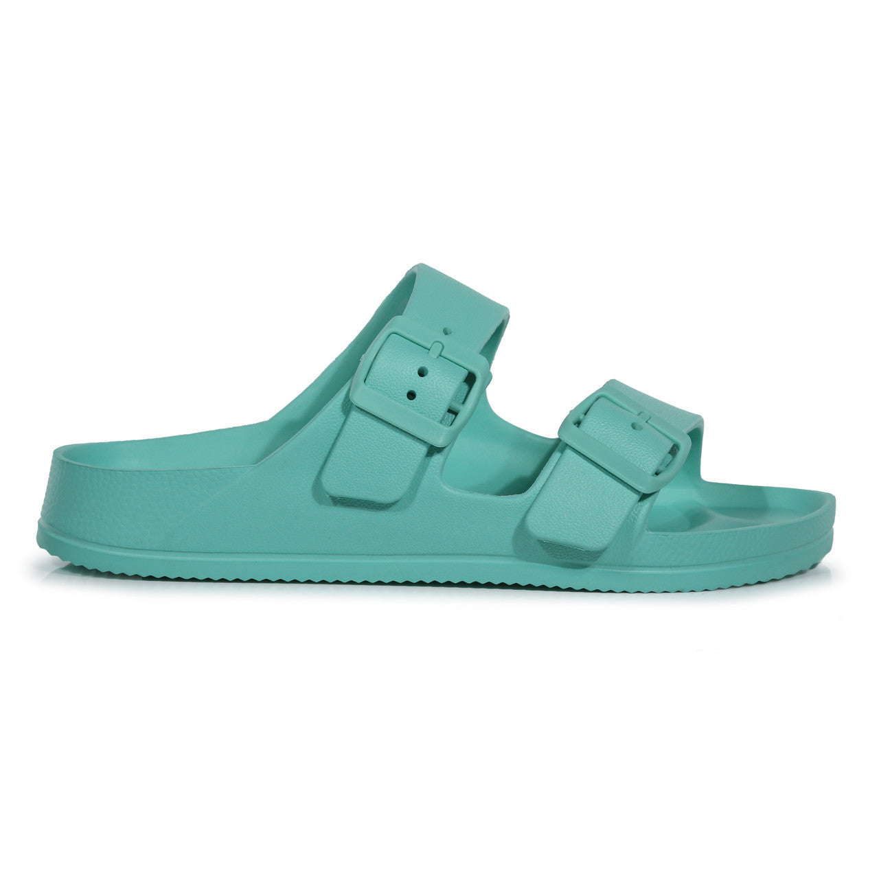 Regatta Womens Double Buckle Foot bed Flat Summer Sliders Ocean Wave