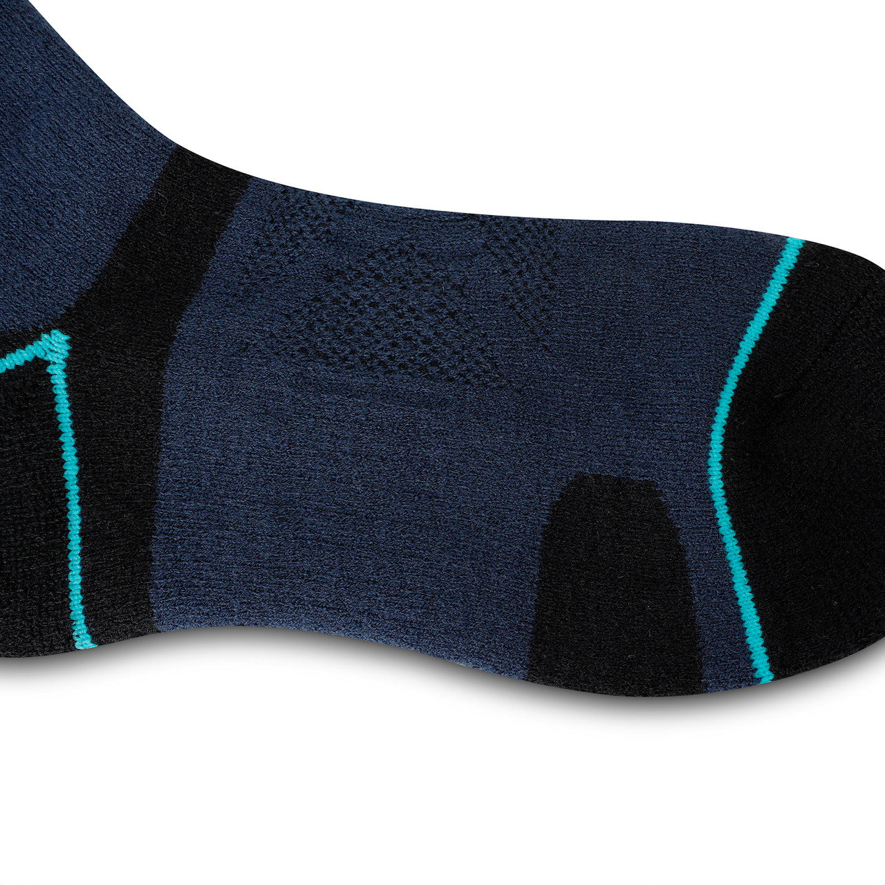 Regatta Womens 2 Pack Blister Protect II Antibacterial Walking Socks Navy/Aruba/Blue