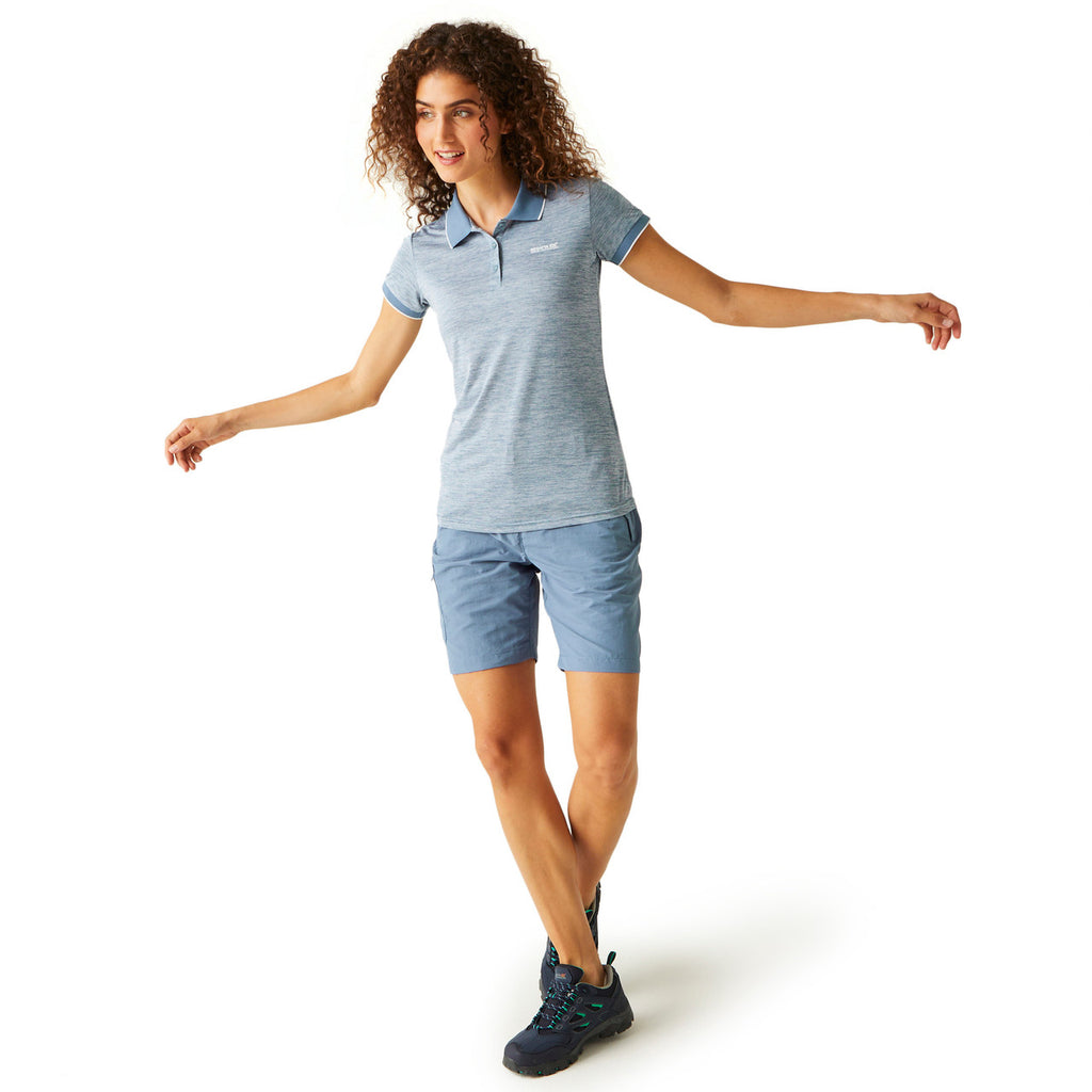 Regatta Women's Chaska Short II Mid Length Walking Shorts Coronet Blue