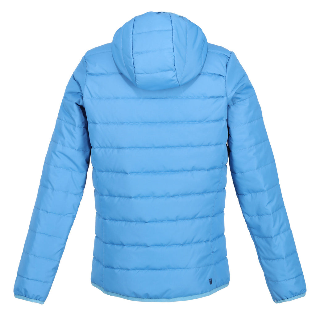 Regatta Helfa Womens Hooded Padded Hybrid Jacket Vallarta Blue