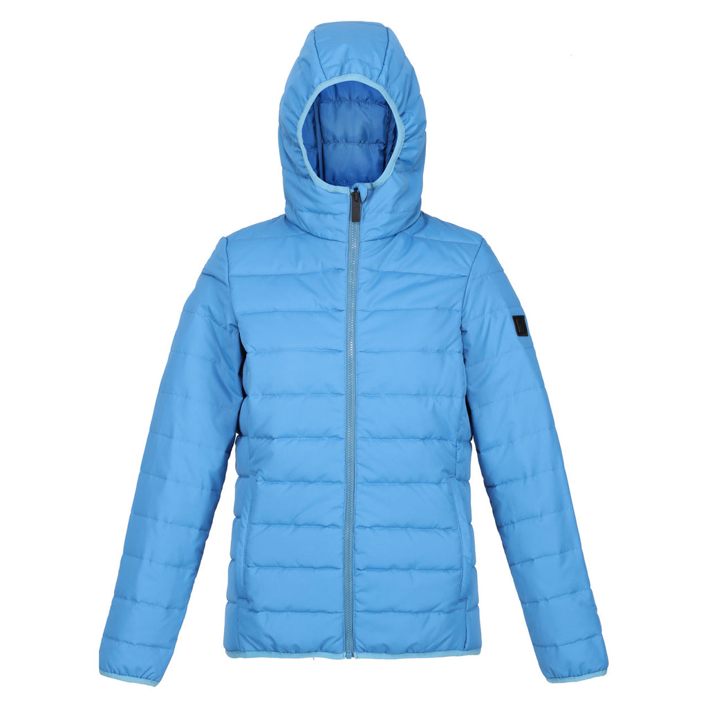 Regatta Helfa Womens Hooded Padded Hybrid Jacket Vallarta Blue