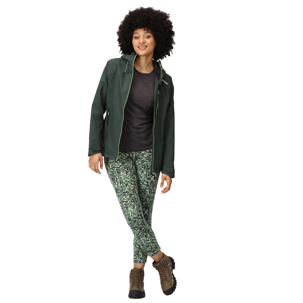 Regatta Womens Birchdale Waterproof Coat Jacket Darkest Spruce