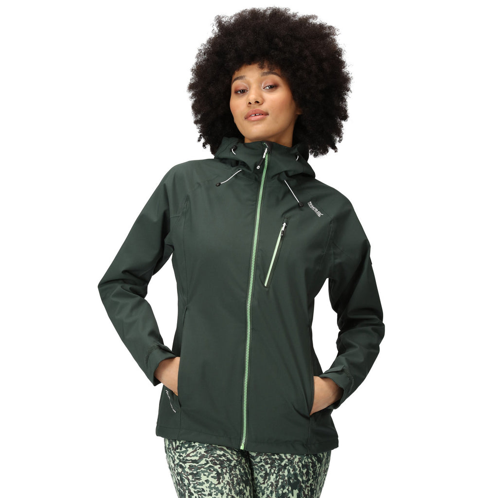 Regatta Womens Birchdale Waterproof Coat Jacket Darkest Spruce