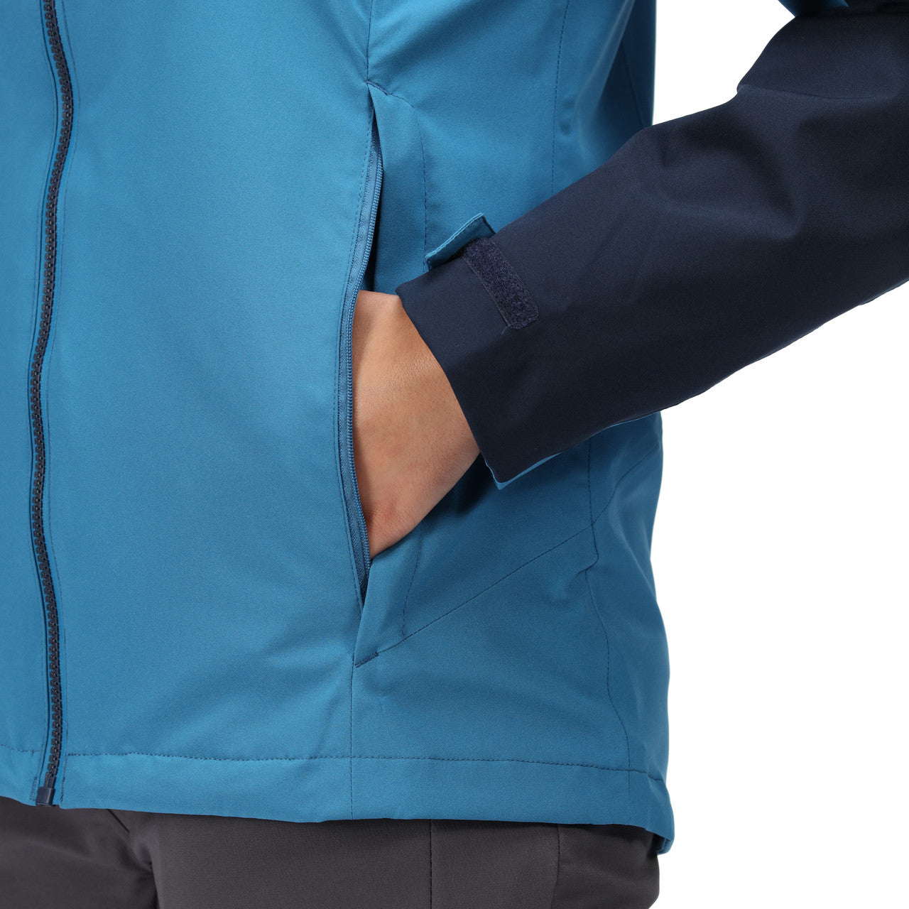 Regatta Womens Birchdale Waterproof Coat Jacket Blue Saphire/Navy