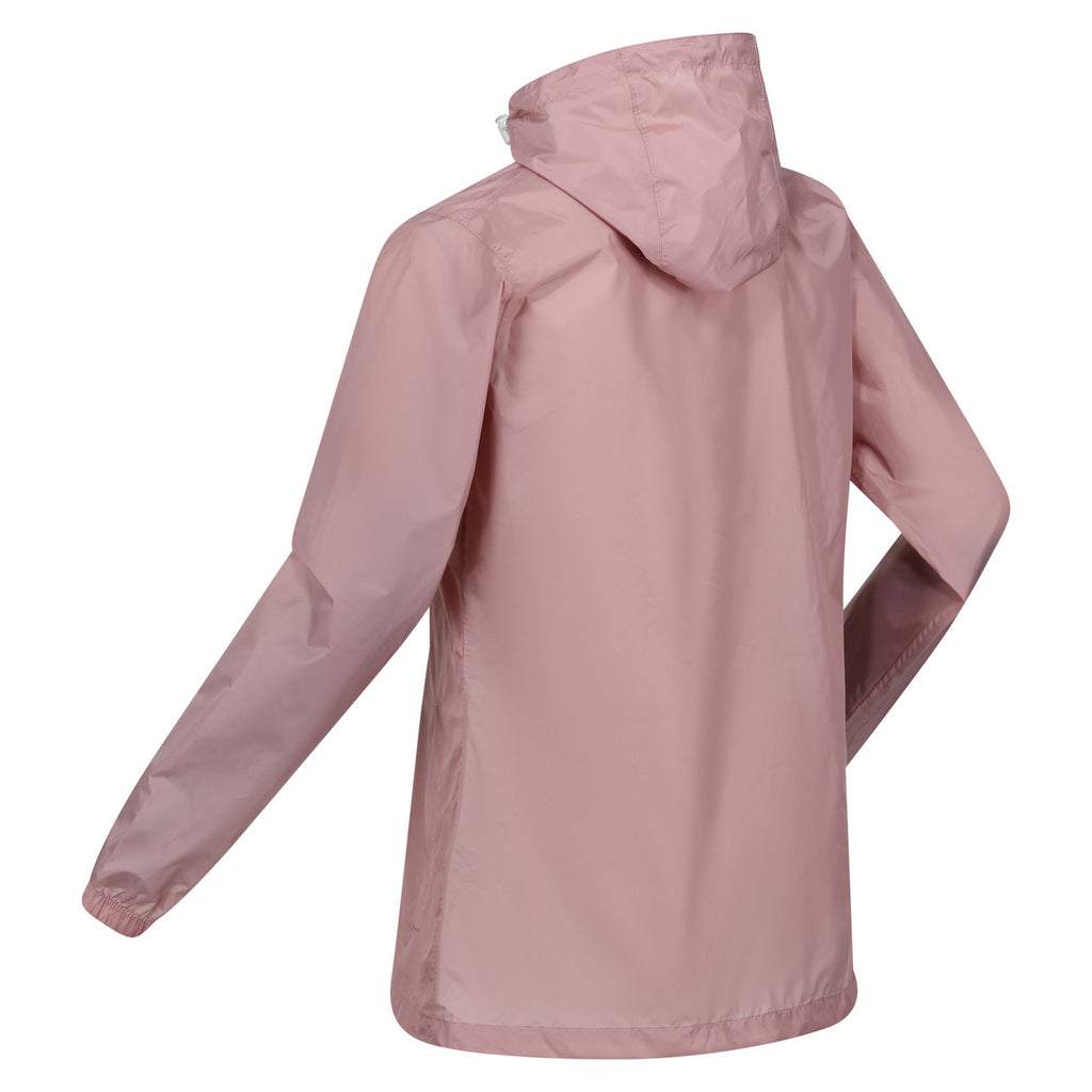 Regatta Women's Pack It Jacket Waterproof Rain Coat Dusky Rose