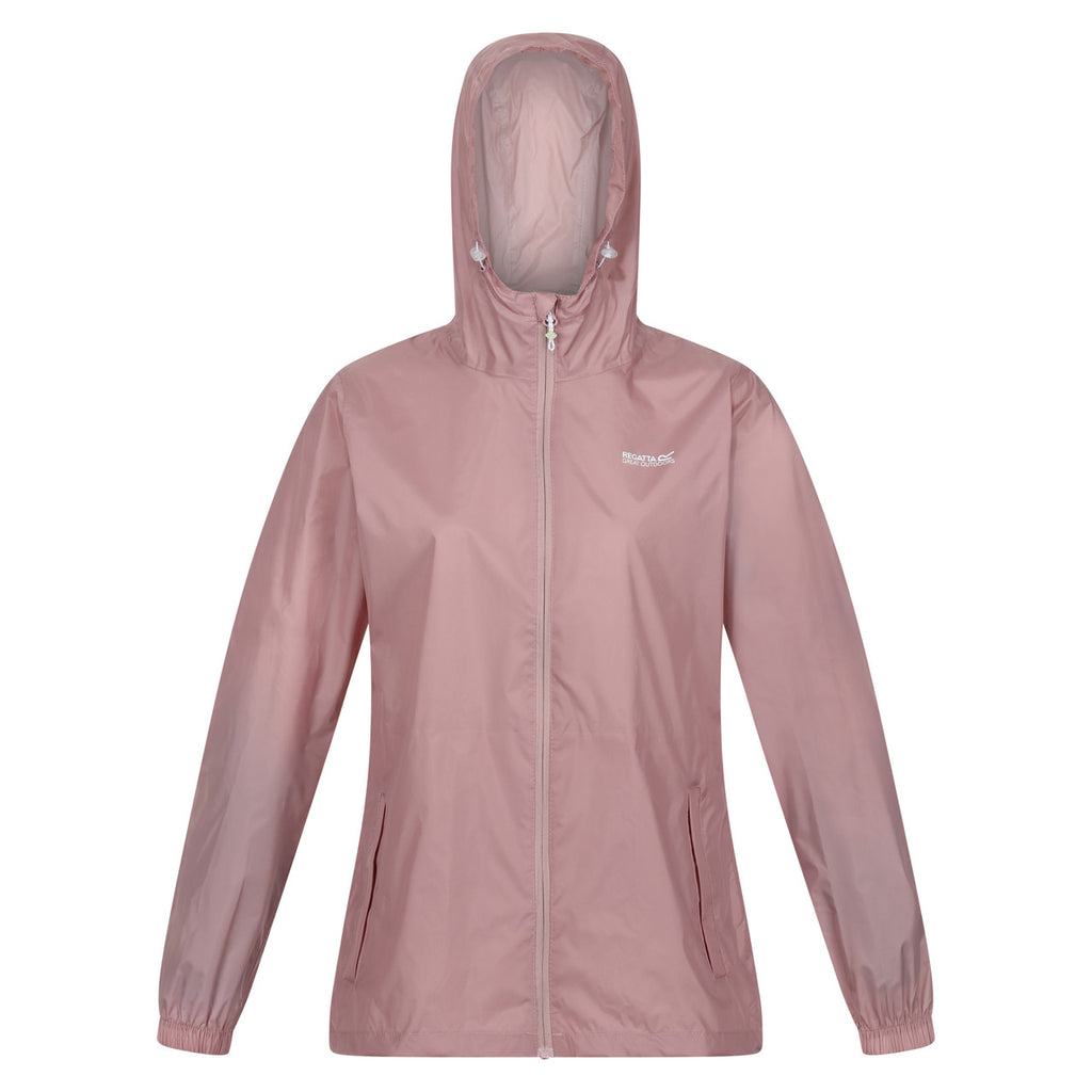 Regatta Women's Pack It Jacket Waterproof Rain Coat Dusky Rose