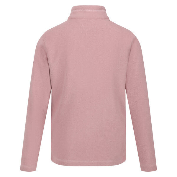 Regatta Kid's Hotshot Lightweight Half Zip Fleece Dusky Rose