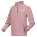 Regatta Kid's Hotshot Lightweight Half Zip Fleece Dusky Rose