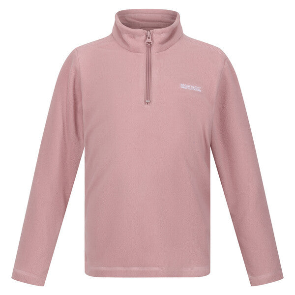 Regatta Kid's Hotshot Lightweight Half Zip Fleece Dusky Rose
