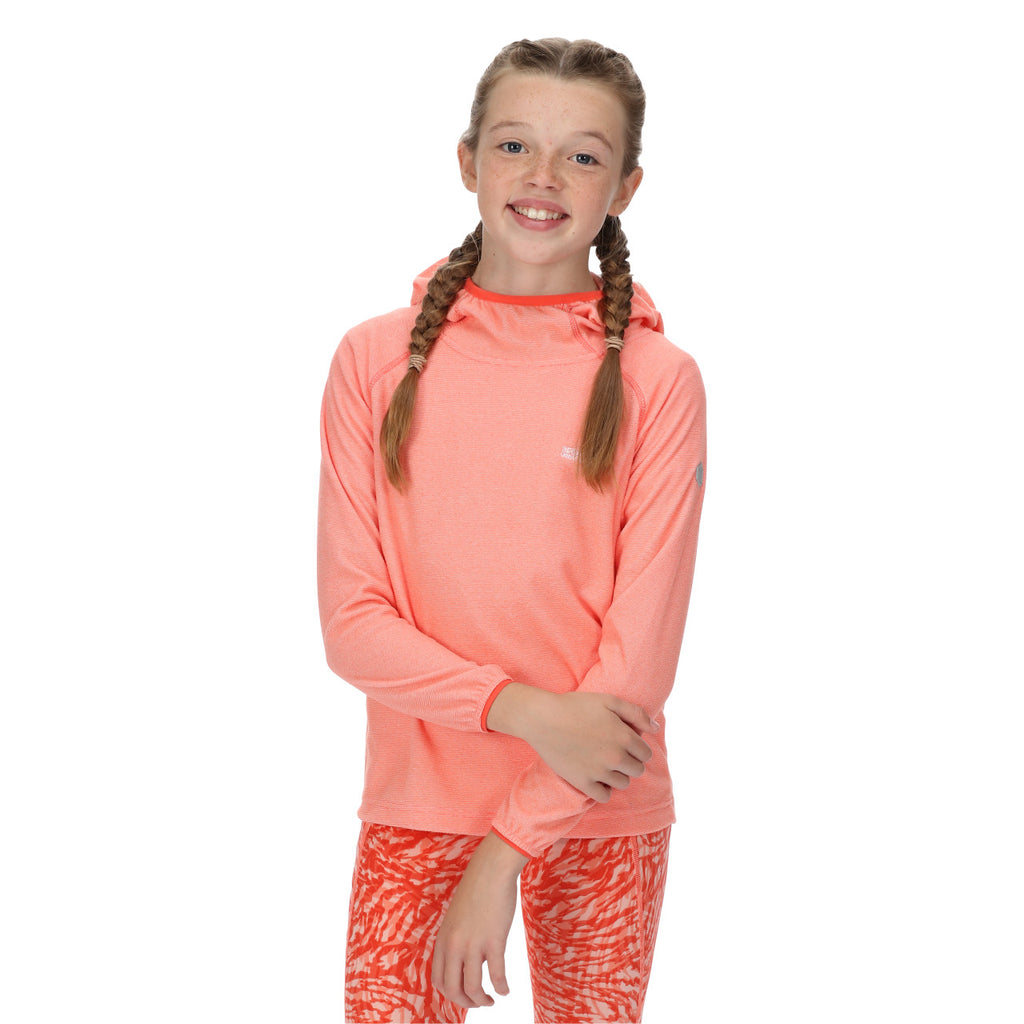 Regatta Kid's Loco Hoody Fusion Coral